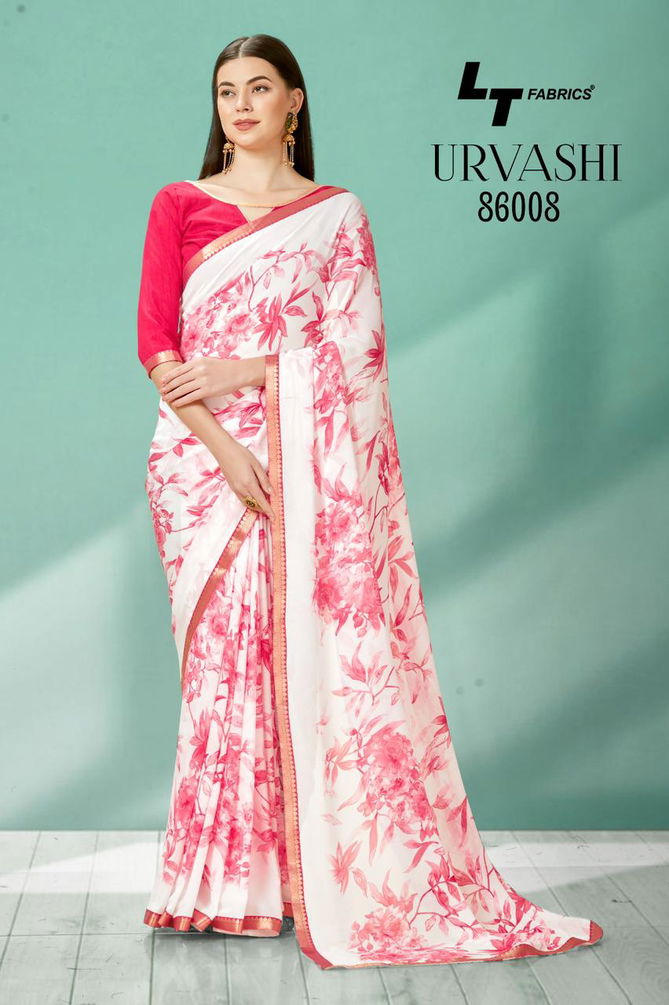 Urvashi By LT Fabrics 86001-86010 Printed Sarees Catalog